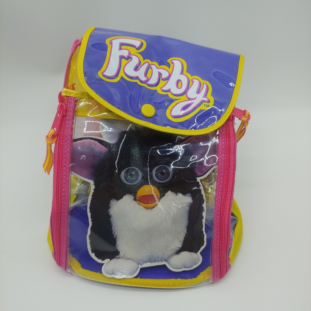 NEW furby y2k backpack plastic VINTAGE